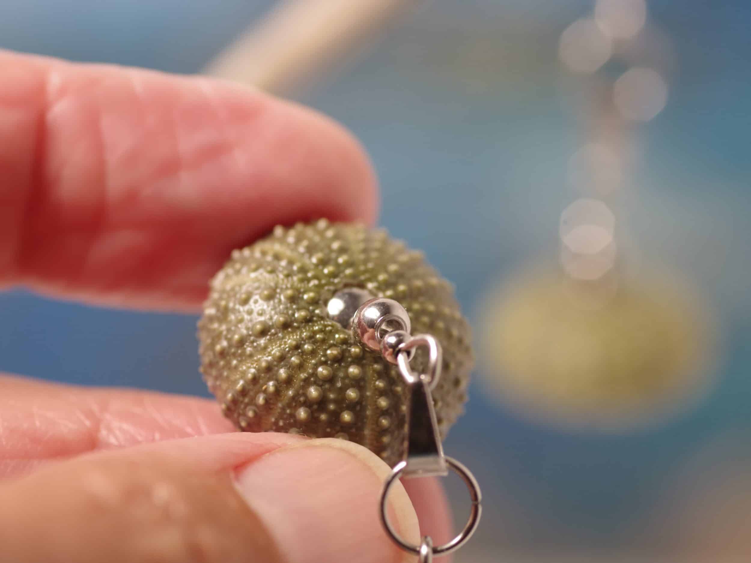 Boucles d'oreilles oursins et inox Arielle – Image 7