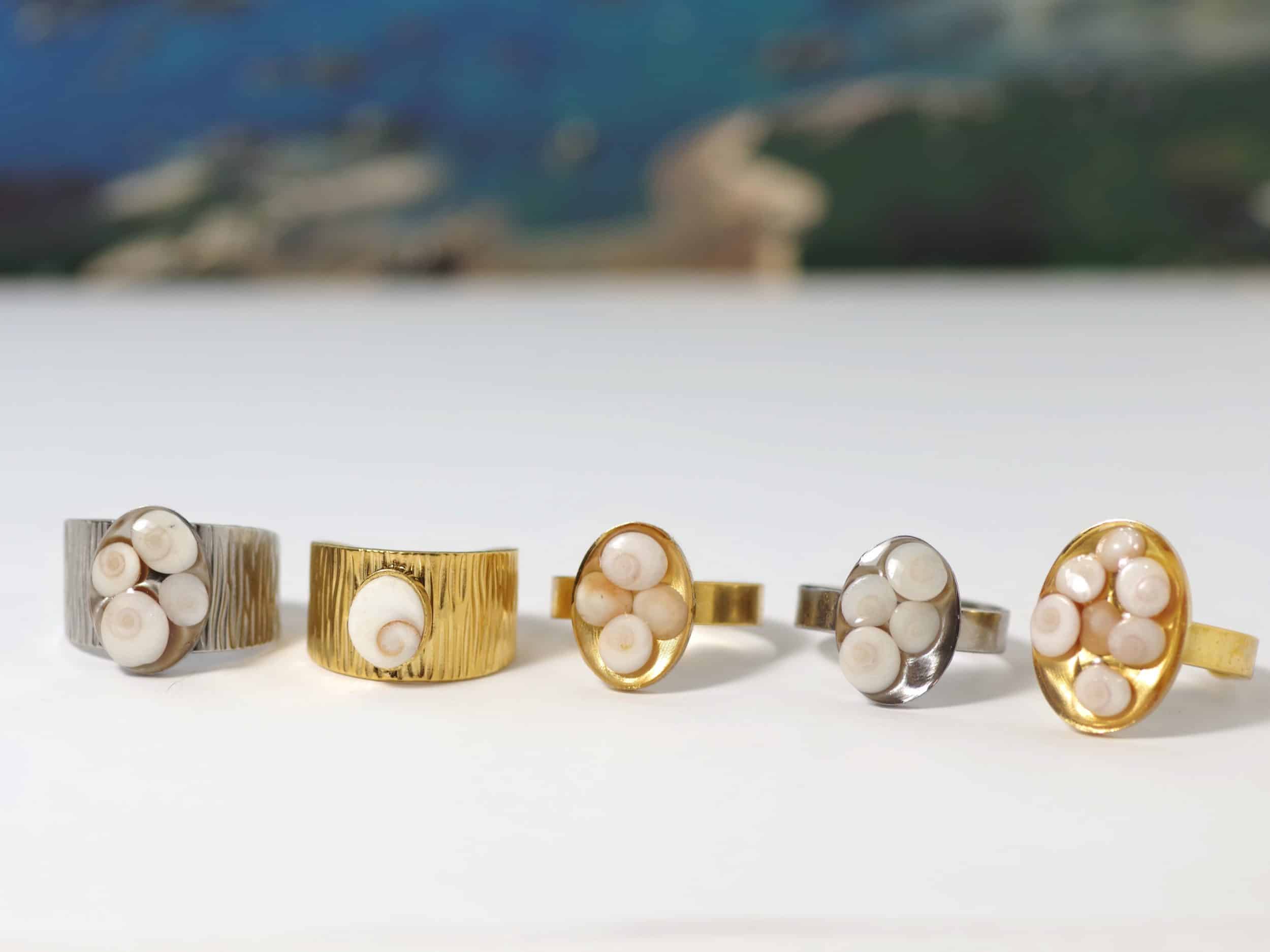 Bague Bonheur dorée, petit œil de sainte Lucie – Image 7