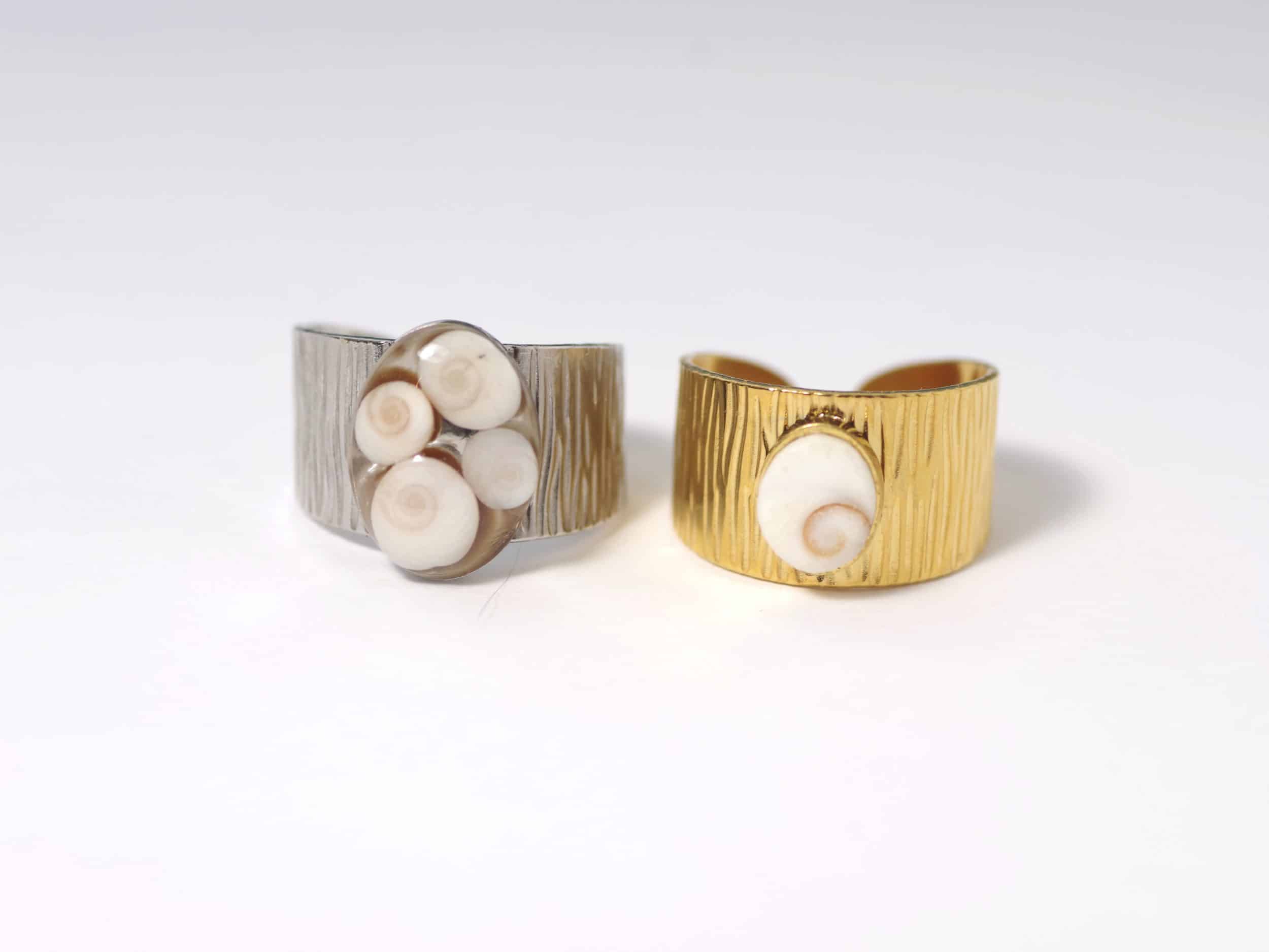 Bague Bonheur dorée, petit œil de sainte Lucie – Image 4