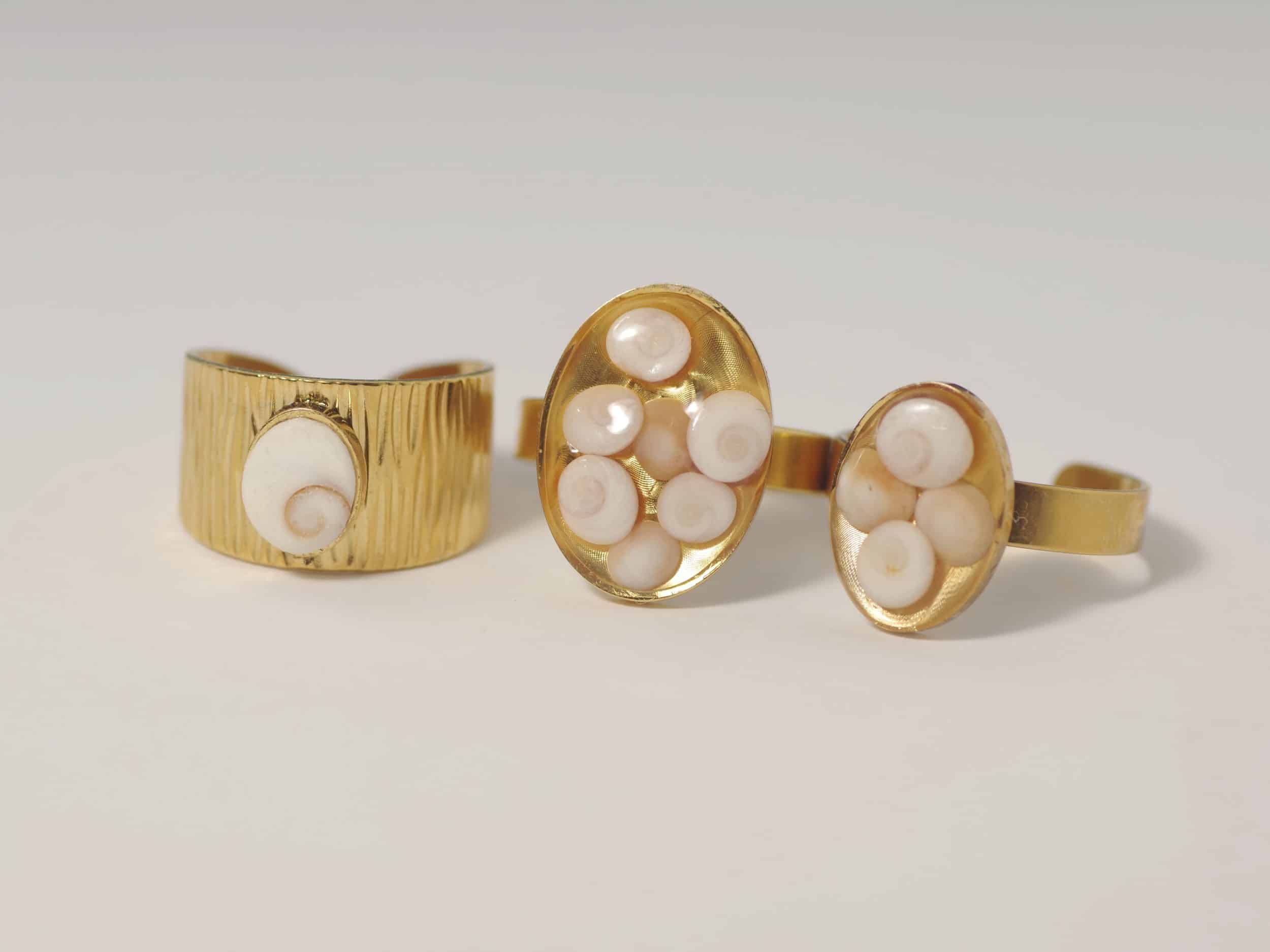 Bague Bonheur dorée, petit œil de sainte Lucie – Image 5