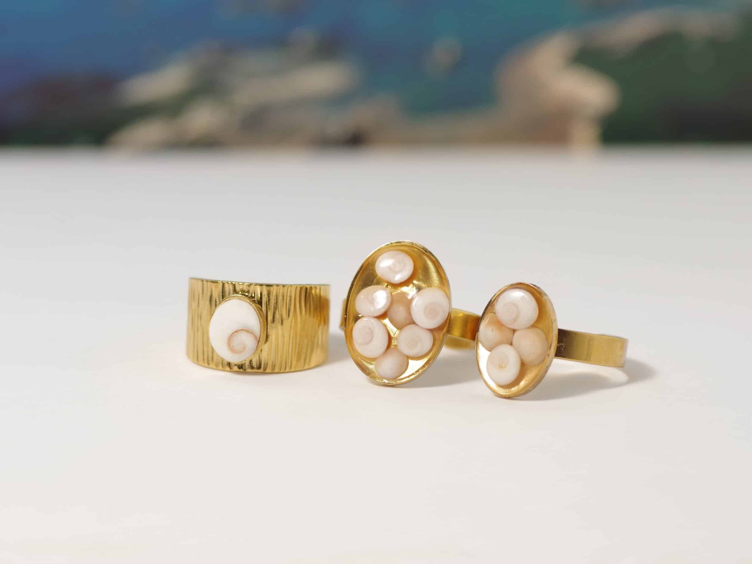 Bague Bonheur dorée, petit œil de sainte Lucie – Image 6