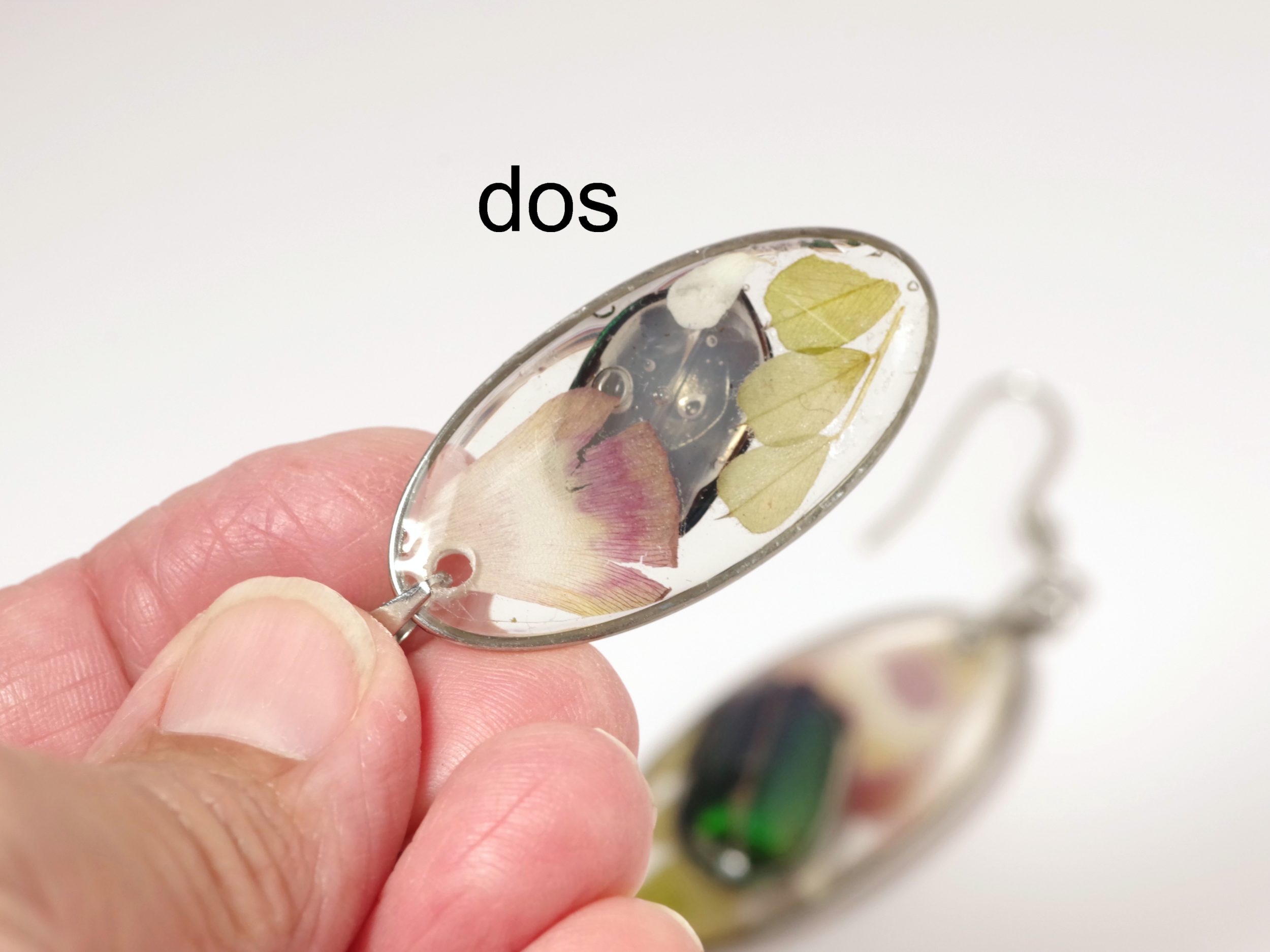 Boucles d'oreilles Calosoma, petits élytres de scarabées – Image 7