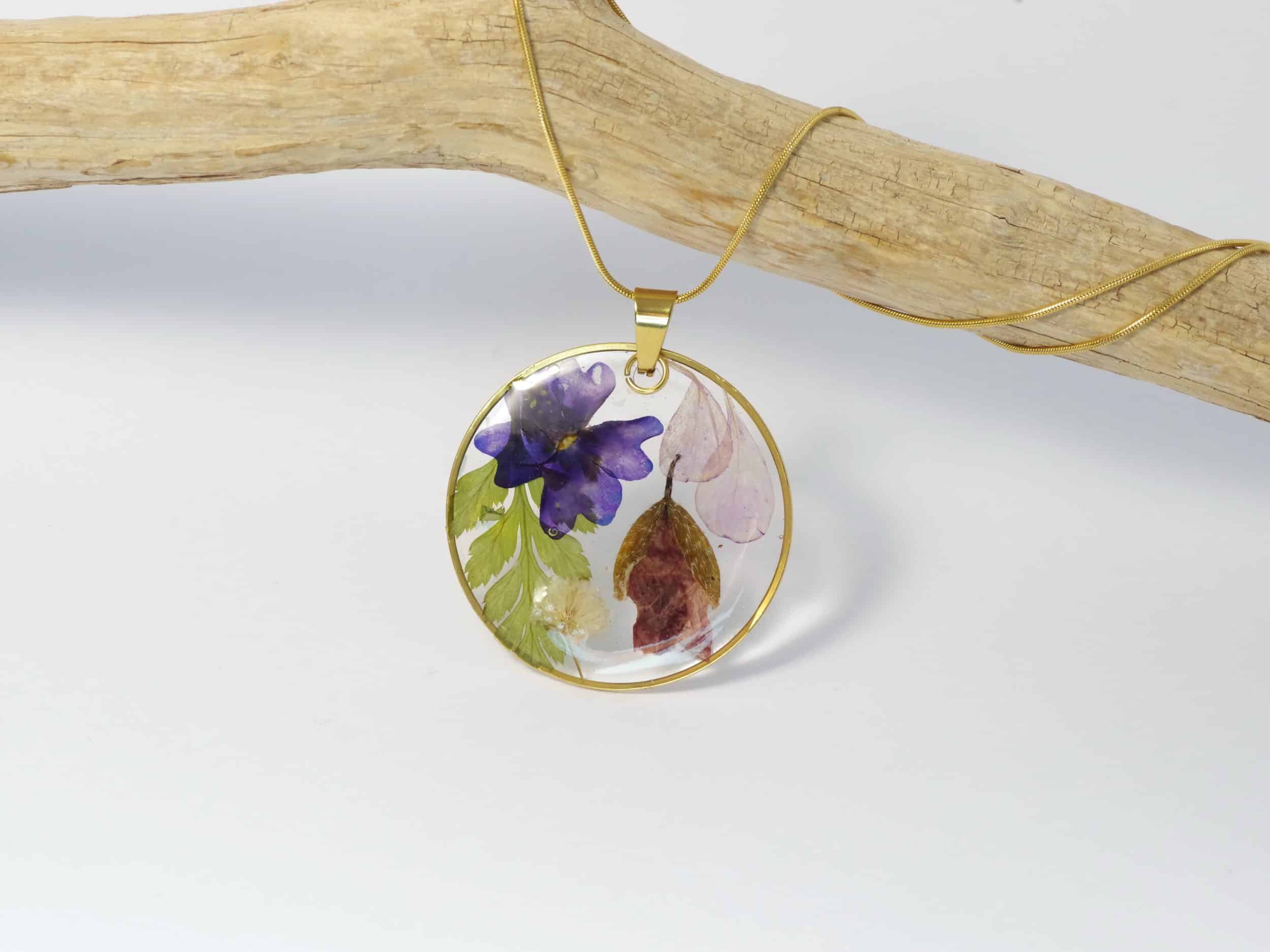 Collier Sylphide, composition de fleurs – Image 5