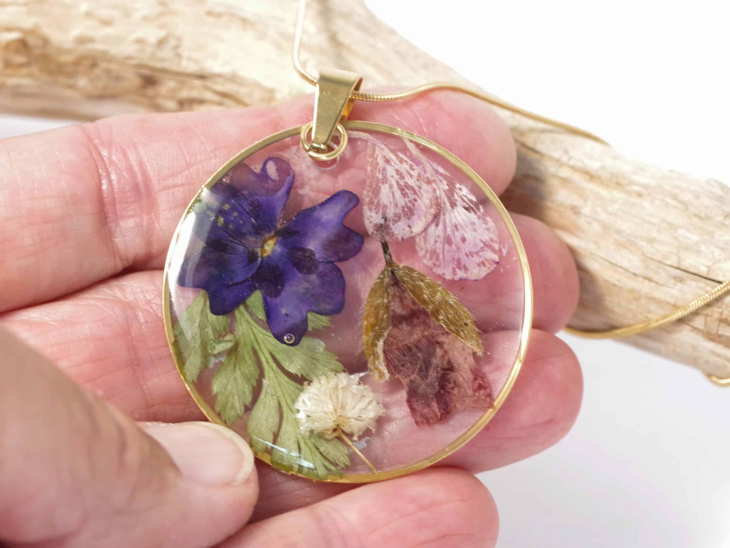 Collier Sylphide, composition de fleurs – Image 4