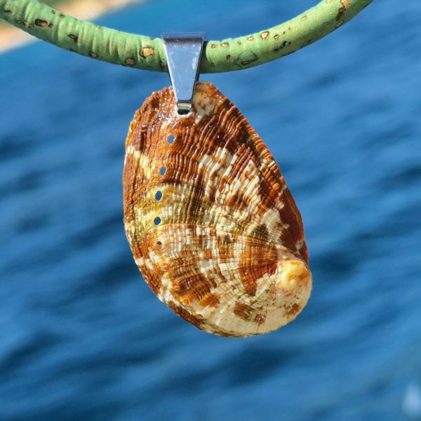 Collier Suvarina, bel ormeau marbré
