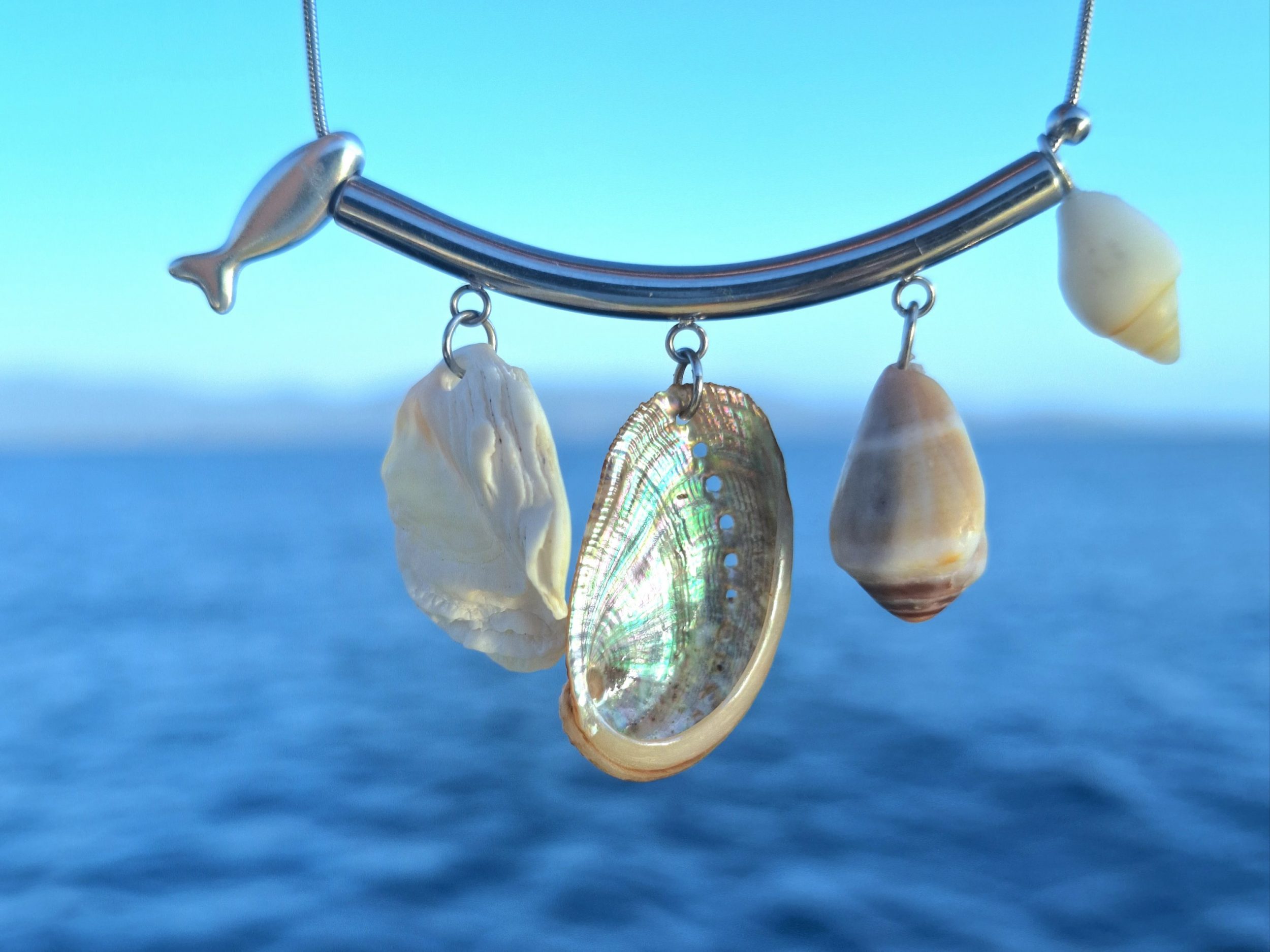 Collier Summer, inox et coquillages variés – Image 5