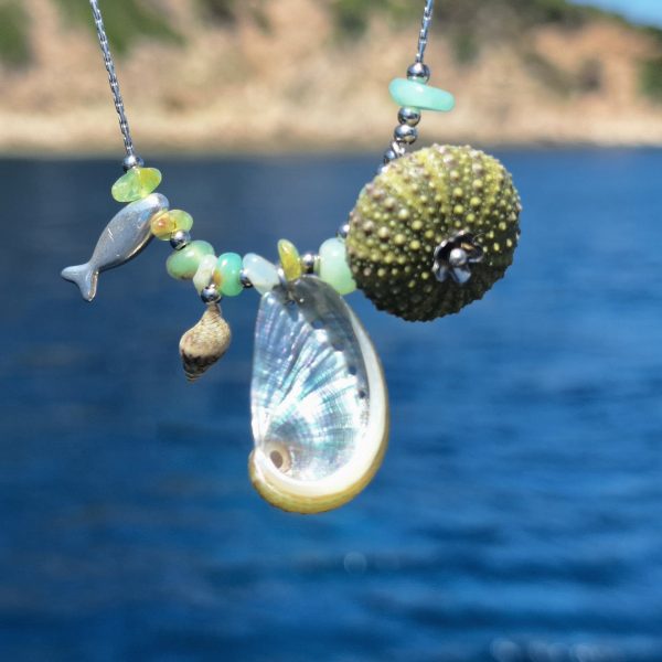 Collier Crique : oursin et ormeau