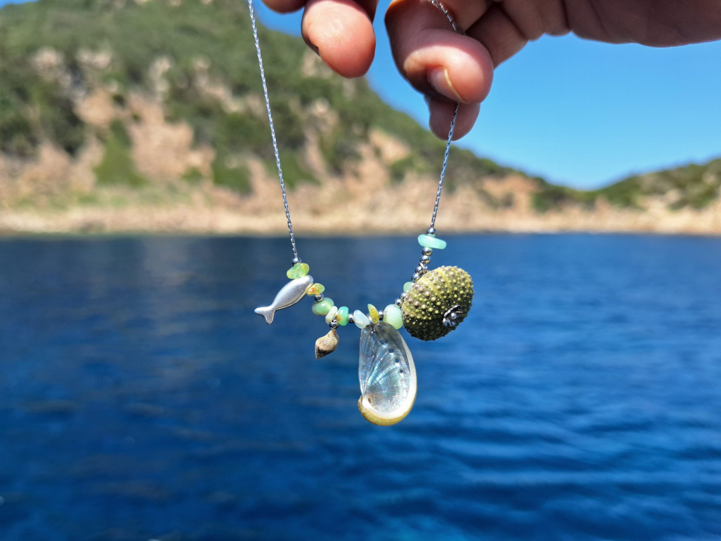 Collier Crique : oursin et ormeau – Image 6