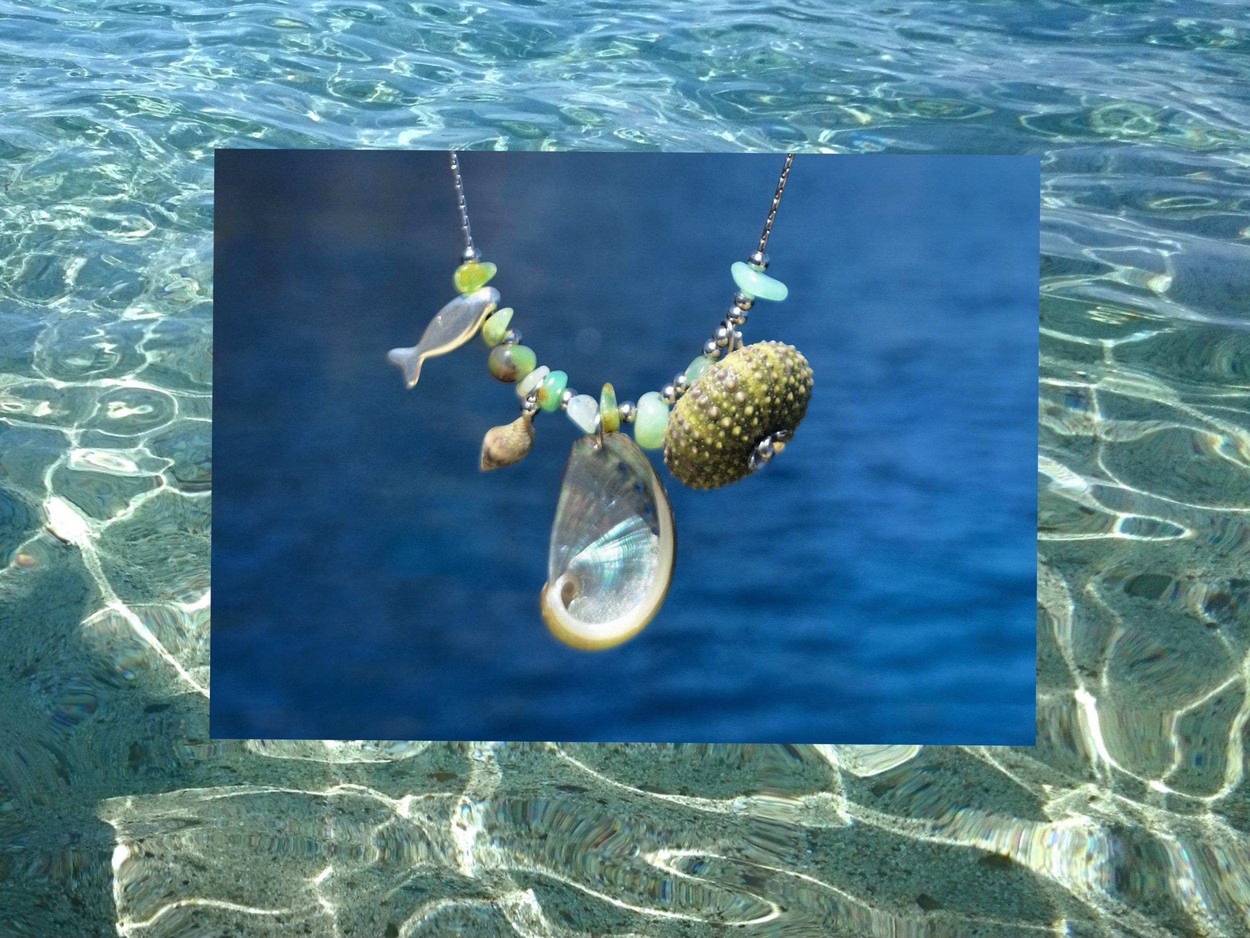 Collier Crique : oursin et ormeau – Image 2