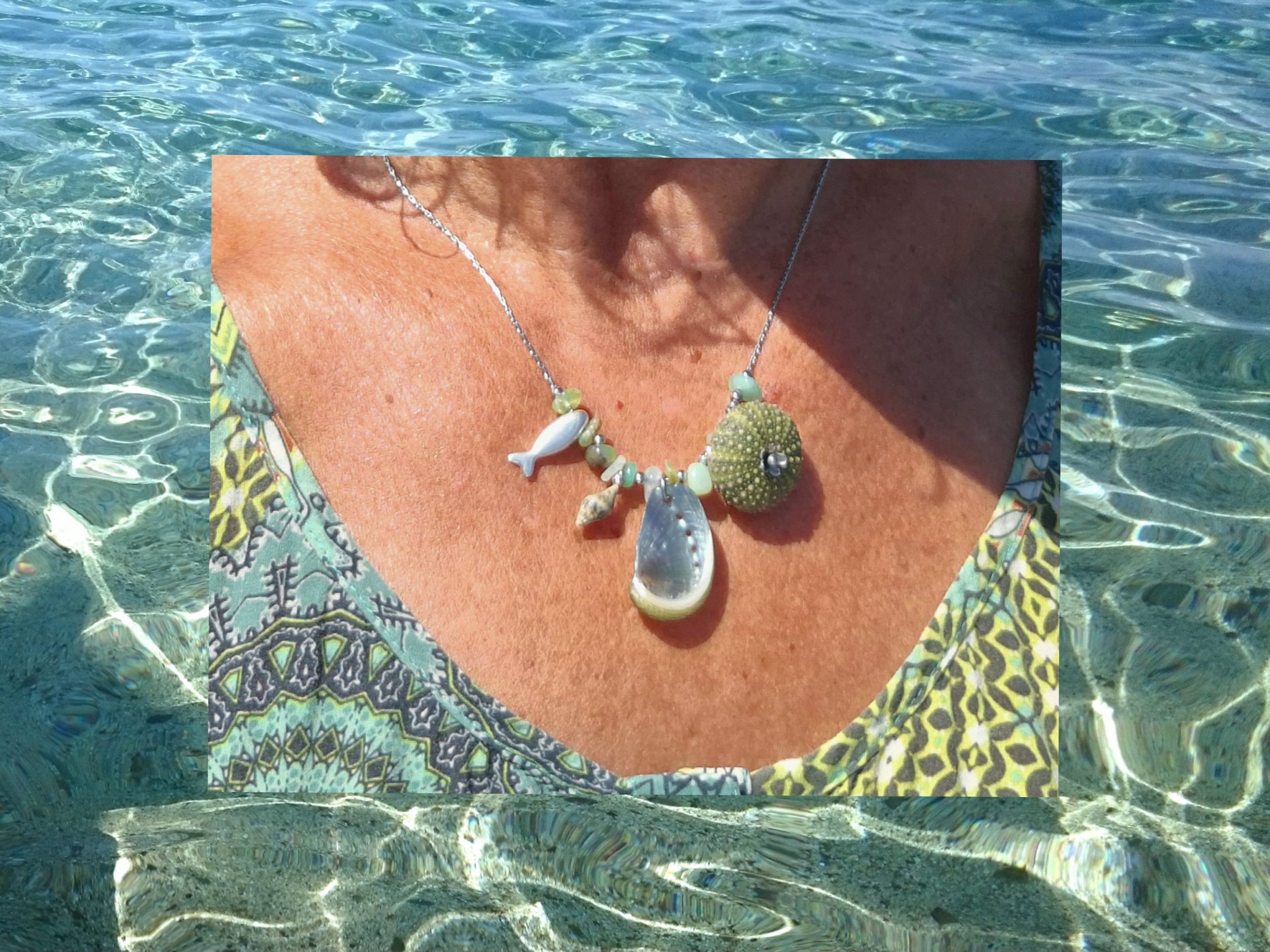 Collier Crique : oursin et ormeau – Image 3
